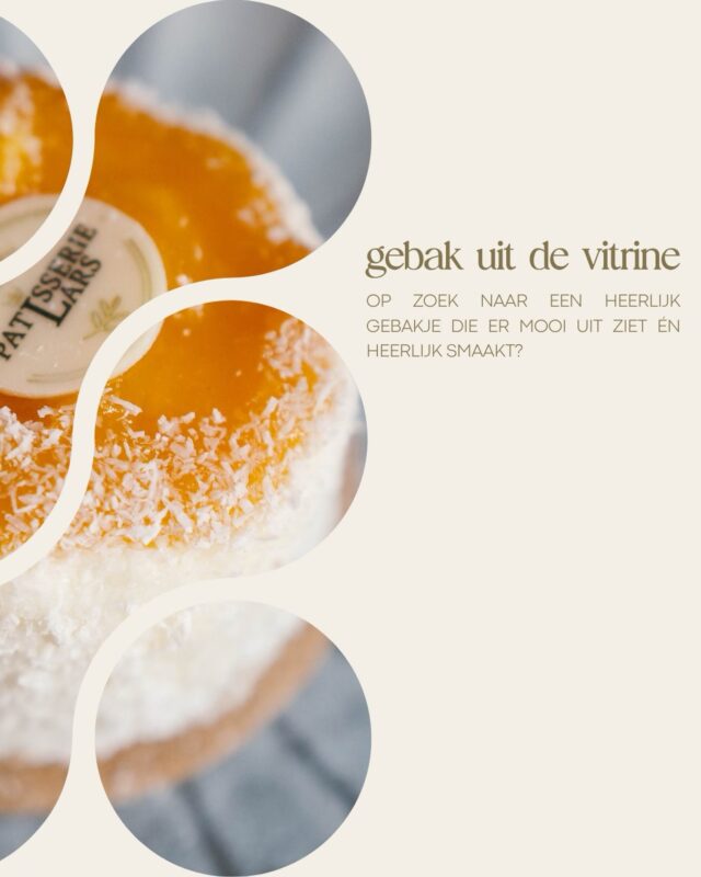 Een kijkje in de vitrine… 👀🍰 Van die gebakjes waar...